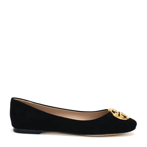 TORY BURCH /湯麗柏琦 女鞋 黑色 絨面革 船鞋 42934 001