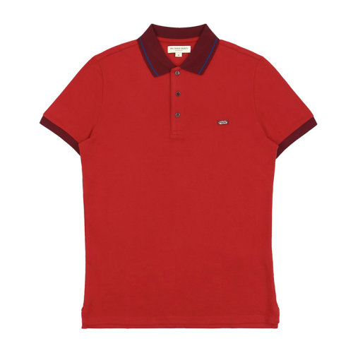 BURBERRY 博柏利 巴寶莉 男士 服裝  翻領(lǐng)短袖棉質(zhì)POLO衫 男士短POLO