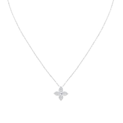  LV路易威登 22年春夏 女士 項鏈 Star Blossom 18K 金鉆石項鏈 Q93622 預定商品2-6周發貨