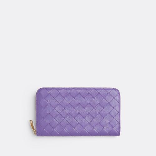  BV葆蝶家 22年秋冬 女士 錢包 portefeuille a fermeture zippee 608053VCPP25311