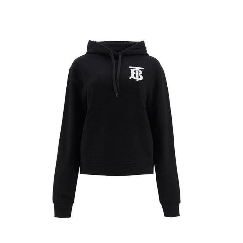  BURBERRY/博柏利 黑色徽標女士連帽衛衣 80243521