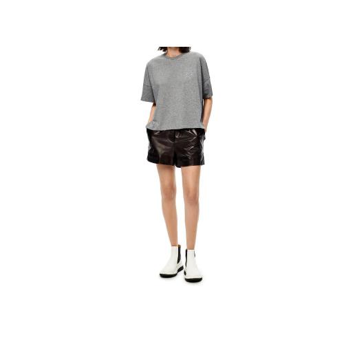  LOEWE羅意威 22年秋冬 女士 短袖T恤 Short oversize Anagram T-shirt in cotton S359341XA4-1