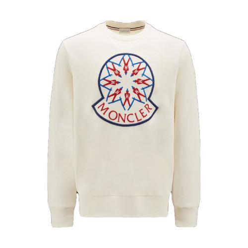  MONCLER蒙可蒙克萊 22年秋冬 男士 衛衣 徽標圖案衛衣 H20918G00012809KR02B