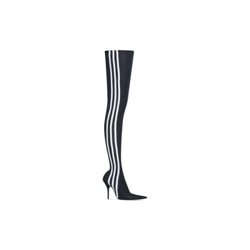  BALENCIAGA巴黎世家 22年秋冬 女士 過膝靴 BALENCIAGA / adidas KNIFE 110MM女士過膝靴 72407