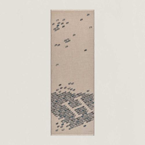  HERMES愛馬仕 22年秋冬 男士 圍巾 Rectangle The Parade H692512T 20