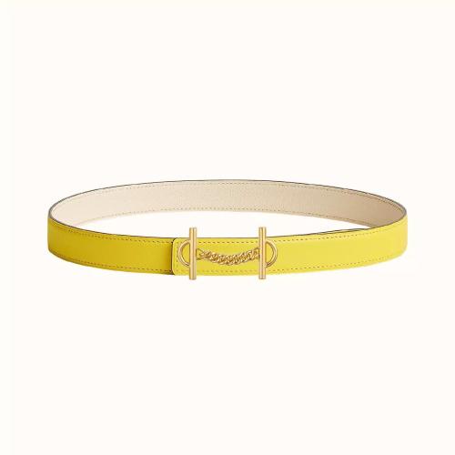  HERMES愛馬仕 22年秋冬 女士 腰帶 Boucle de ceinture Gamma Gourmette %26a; Cuir de ceinture