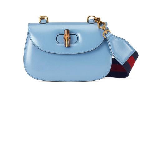  GUCCI古馳 22年秋冬 女士 Gucci Bamboo 1947 小號手提包 675797 10ODT 4371