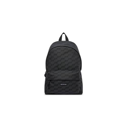  BALENCIAGA巴黎世家 22年秋冬 男士 雙肩包 BB MONOGRAM SIGNATURE中號提花帆布雙肩包 7130442