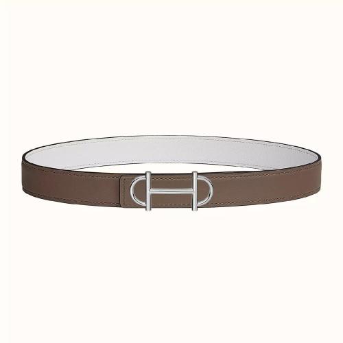  HERMES愛(ài)馬仕 22年秋冬 女士 腰帶 Boucle de ceinture Gamma %26a; Cuir de ceinture reversibl