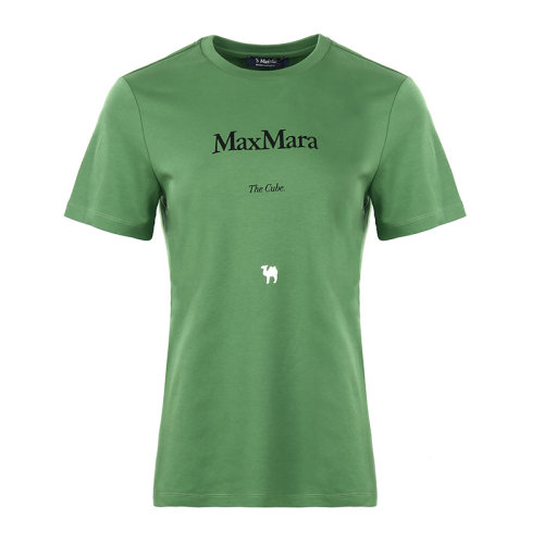 MaxMara/麥絲瑪拉22春夏S MaxMara字母徽標女士短袖T恤99710221600GIGA