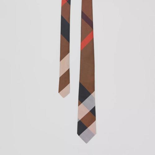  BURBERRY 22年秋冬 男士 經典剪裁大號格紋絲質領帶 80595761