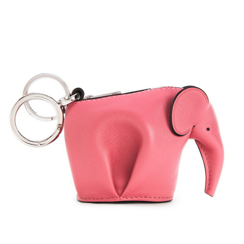 LOEWE/羅意威新款 男女同款糖果色經典牛皮革小象掛飾C880N96X01-6520