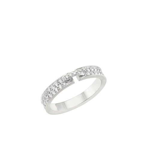 Chaumet/尚美 經典LIENS éVIDENCE系列 18k金白金誓?緣滿鉆戒指081760