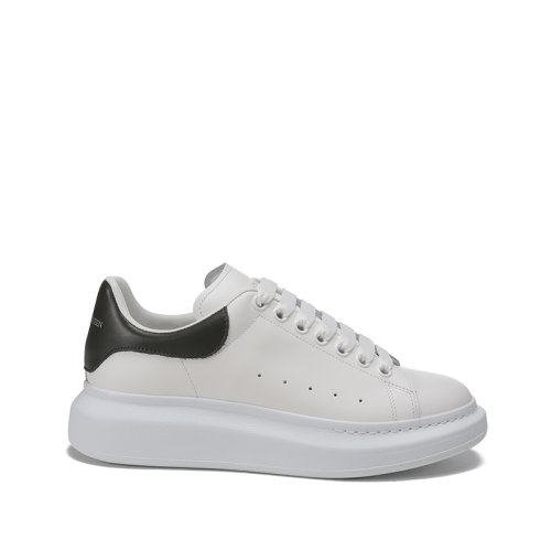 Alexander McQueen/亞歷山大麥昆【22春夏新款】男士皮革系帶休閑運動鞋小白鞋 553680 WIB9Z