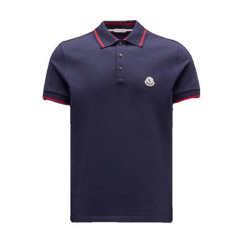  MONCLER蒙可蒙克萊 22年秋冬 男士 短袖Polo Logo Polo Shirt H20918A000098455677X
