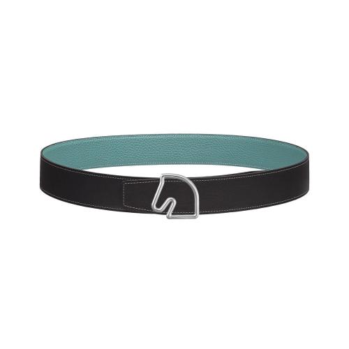  HERMES愛馬仕 22年秋冬 男士 腰帶 Boucle de ceinture Tete de Cheval %26 Cuir de ceinture re 預定商品1-3周發貨
