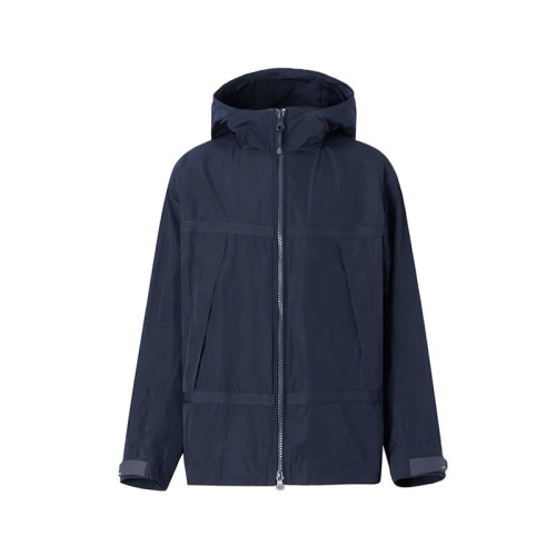 BURBERRY/博柏利 【22秋冬新款】 男款輕盈連帽休閑外套上衣墨色 80510101