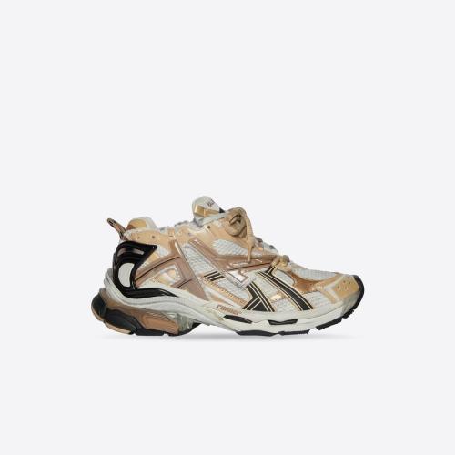  BALENCIAGA巴黎世家 22年春夏 女士 休閑運動鞋 Womens Runner Trainers in Beige 677402W3RB3