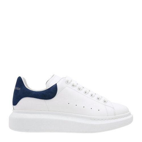 Alexander McQueen/亞歷山大麥昆 男女同款情侶款 明星同款 闊型牛皮厚底休閑運動鞋小白鞋男鞋女鞋