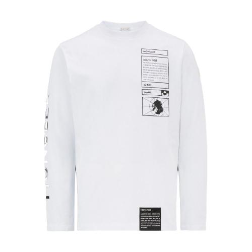  MONCLER蒙可蒙克萊 22年秋冬 男士 長(zhǎng)袖T恤 Logo Long Sleeve T-Shirt H20918D00010899T7001