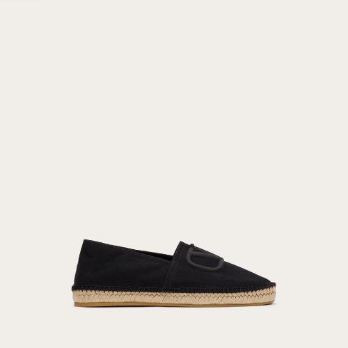  VALENTINO華倫天奴 22年秋冬 男士 休閑運動鞋 Espadrilles VLOGO en cuir de veau XY2S0B73CT