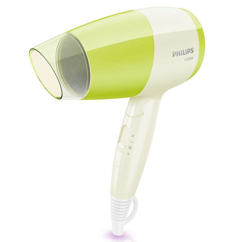 Philips/飛利浦 電吹風機 家用1200W小功率迷你折疊吹風筒 BHC015/05 草綠色