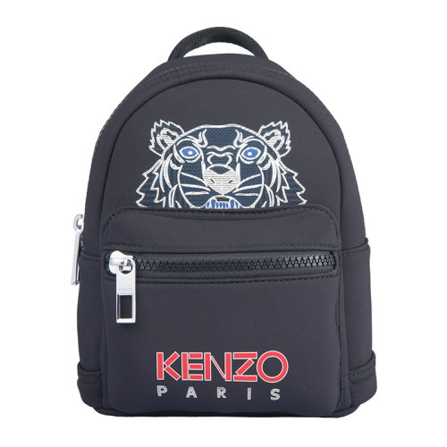 KENZO/高田賢三 男女同款 中性黑色虎頭圖案時尚休閑雙肩包背包男包 FA55SF301F22多色可選