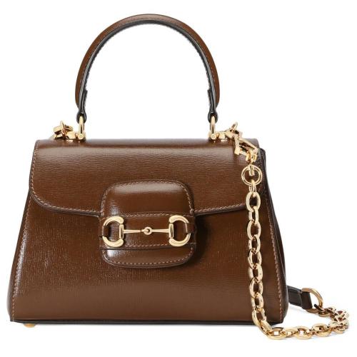  GUCCI古馳 22年秋冬 女士 Gucci Horsebit 1955系列迷你手袋 703848 AAA7G 2361
