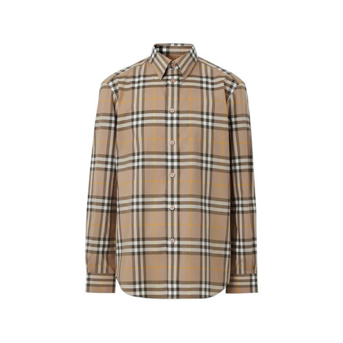 BURBERRY/博柏利 【22秋冬新款】 男款棉質(zhì)長(zhǎng)袖休閑襯衫 80554921