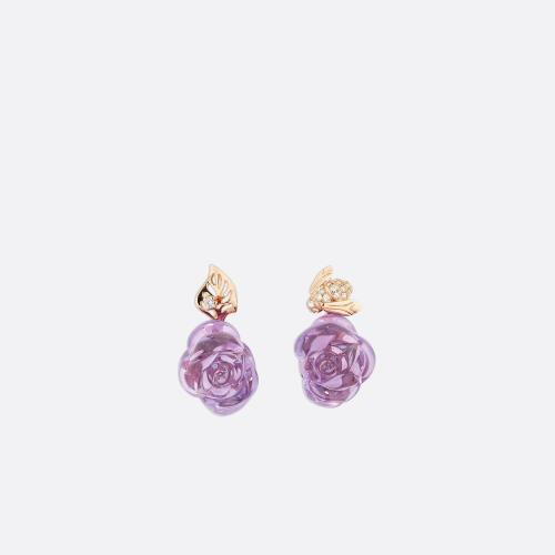 DIOR迪奧 22年秋冬 女士 耳環 Rose Dior Pre Catelan 耳環 JROC95026_0000 預定商品1-3周發貨