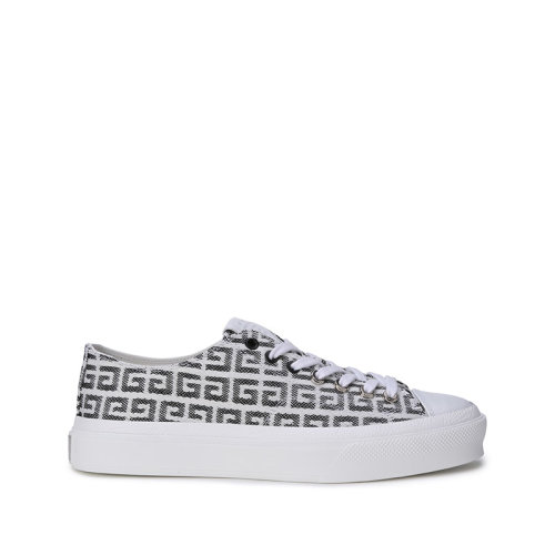 Givenchy/紀(jì)梵希 男士織物city系帶休閑運動鞋板鞋帆布鞋 BH0050H0VC