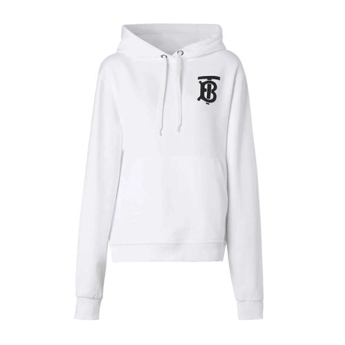BURBERRY/博柏利 女裝 服裝 棉質TB logo印花連帽抽繩 女士衛衣 8024351