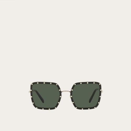  VALENTINO華倫天奴 22年秋冬 女士 太陽眼鏡 LUNETTES CARRéES EN MéTAL A_VEC CRISTAUX 0VA 預定商品1-3周發貨