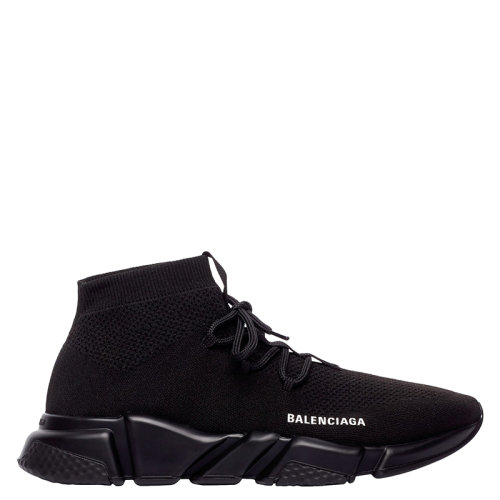 Balenciaga/巴黎世家  Speed系列 男士黑色網眼系帶Lace-Up運動鞋587289W2DB11013
