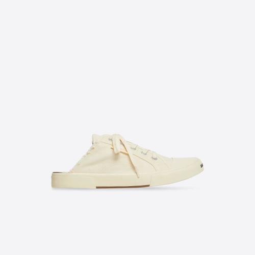  BALENCIAGA巴黎世家 22年春夏 男士 休閑運(yùn)動鞋 Mens Paris Trainers Mule in White 693953W3R