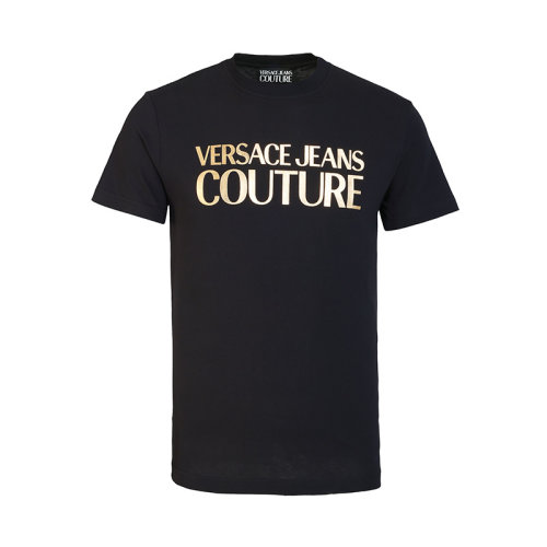 VERSACE/范思哲男士短袖T恤LOGO圖案潮流百搭時(shí)尚T恤