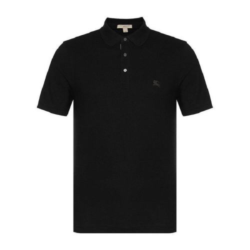  BURBERRY/博柏利 男士黑色棉質短袖polo衫 40551241 PLFSX