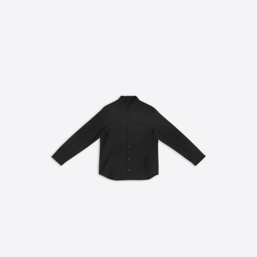  BALENCIAGA巴黎世家 22年春夏 男士 夾克 Mens Shirt Jacket in Black 704451TIT221000