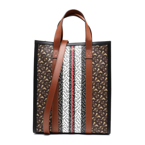 BURBERRY/博柏利TB老花女士PVC手提包單肩包8024294