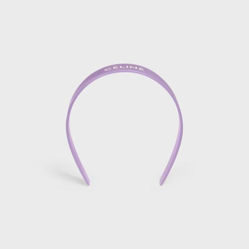  CELINE賽琳思琳 22年秋冬 女士 發(fā)箍 CELINE MONOCHROMS醋酯纖維CELINE字樣頭帶 46Y376CLA.32G
