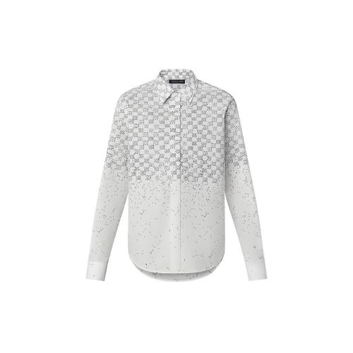  LV路易威登 22年秋冬 男士 長袖襯衫 DAMIER SPREAD 長袖襯衫 1AA5F0 1AA5EZ 1AA5F1 1AA5EU 1A