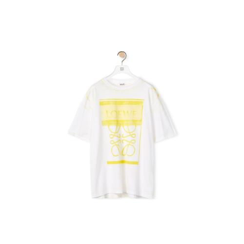  LOEWE羅意威 22年秋冬 男士 短袖T恤 Photocopy Anagram T-shirt in cotton H526Y22X27-2108