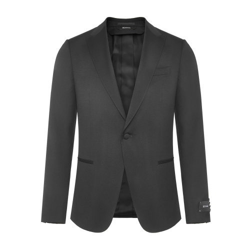 Z Zegna Exclusive系列 花卉暗紋劍領吸煙裝男士西裝 183KG0-824825-825