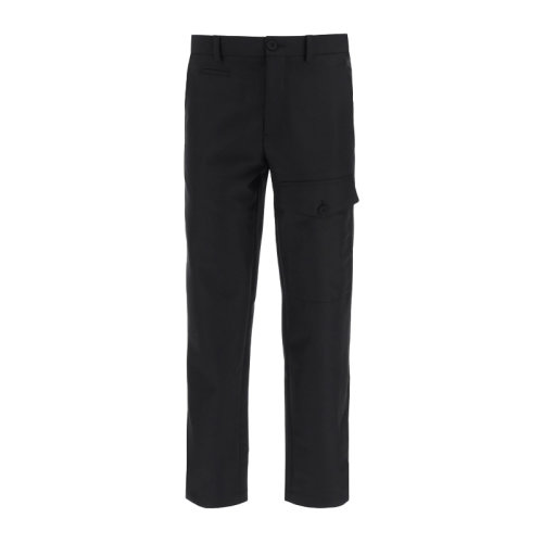 Dior Homme 迪奧桀驁 男士 服裝費 黑色側腿口袋休閑褲 男士休閑褲