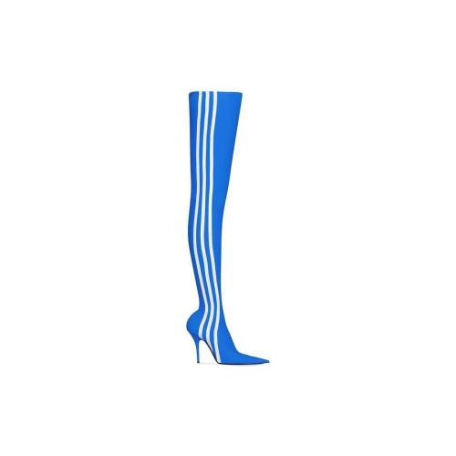  BALENCIAGA巴黎世家 22年秋冬 女士 過膝靴 Womens Balenciaga / Adidas Knife 110mm Over-the