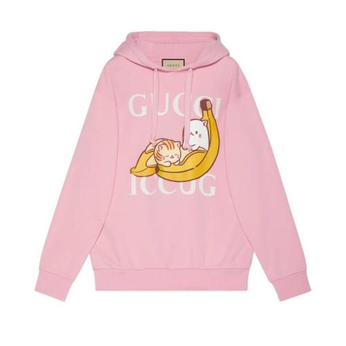  GUCCI古馳 22年秋冬 女士 Bananya x Gucci聯名系列兜帽衛衣 615061 XJDL5 5904 預定商品2-6周發貨