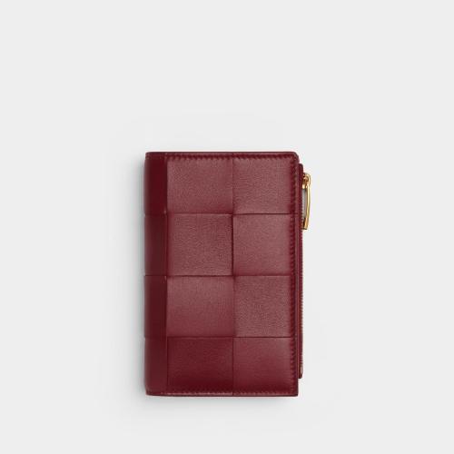  BV葆蝶家 22年秋冬 女士 錢包 portefeuille zippe a deux volets 667130VCQC16208