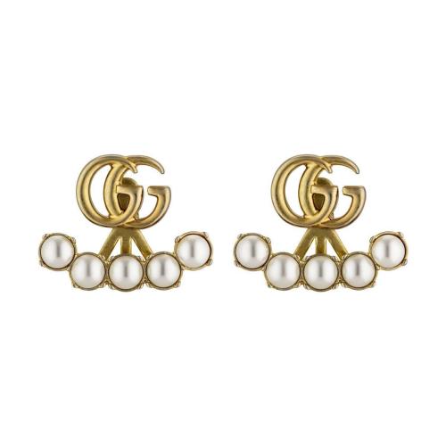  GUCCI古馳 22年秋冬 女士 珍珠雙G耳環 629565 I4620 8078