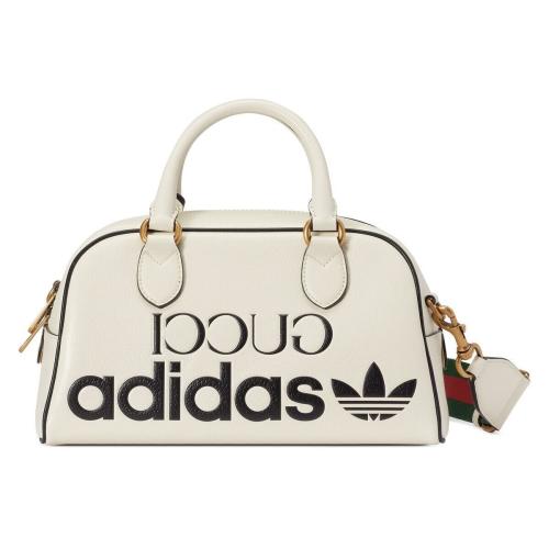  GUCCI古馳 22年秋冬 男士 adidas x Gucci聯(lián)名系列迷你旅行包 702397 U3ZCT 8727
