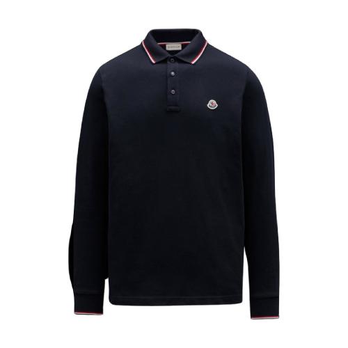  MONCLER蒙可蒙克萊 22年秋冬 男士 長袖Polo Long Sleeve Polo Shirt F20918B7010084556773 預定商品1-3周發貨